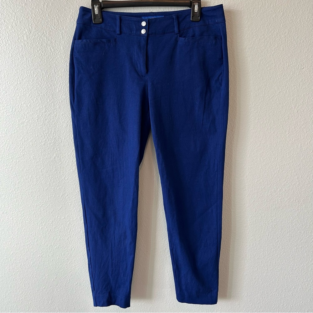 Apt. 9 Navy Blue Cotton Blend Pants